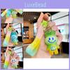 Adorable Cartoon Bunny Keychain Colorful Resin Rabbit Bag Charm Key Accessory