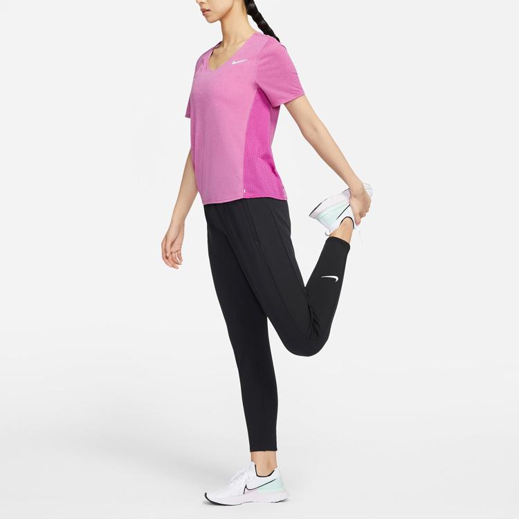 Nike Essential Fleece Warm Reflective Side Sports Fitness Pants Women Pants Black CU3356-010