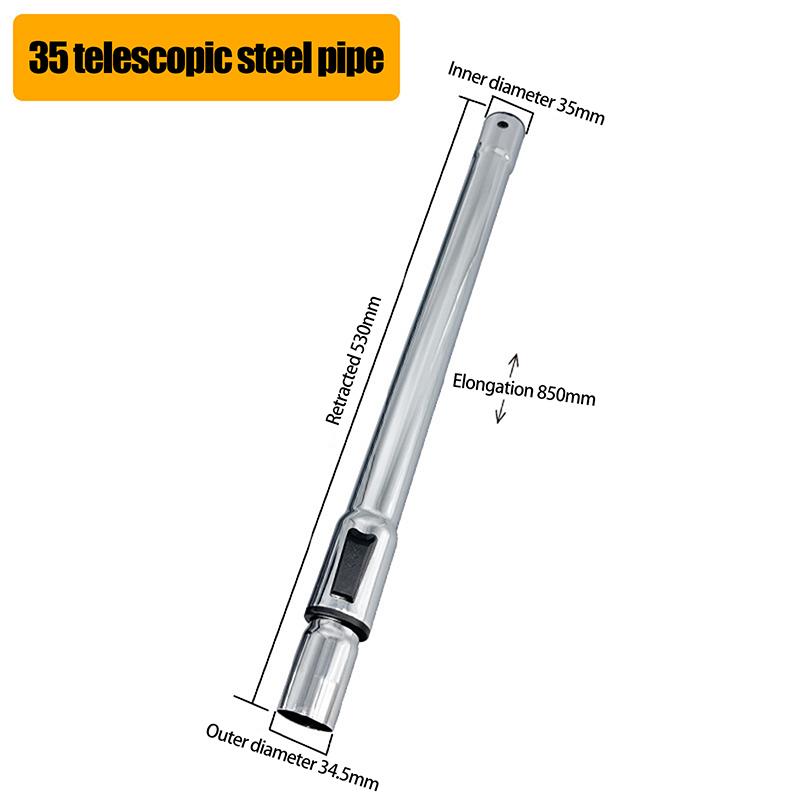 32mm / 35mm Straight Extension Tube Pipe Hose For Robot Vacuum Cleaner Parts Accessories