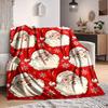 1pc Santa Claus Design Blanket Warm, Cozy, And Soft, Suitable for Sofas, Beds, Cars, And Office Use.Perfect for Camping And Travel, Making It a Great