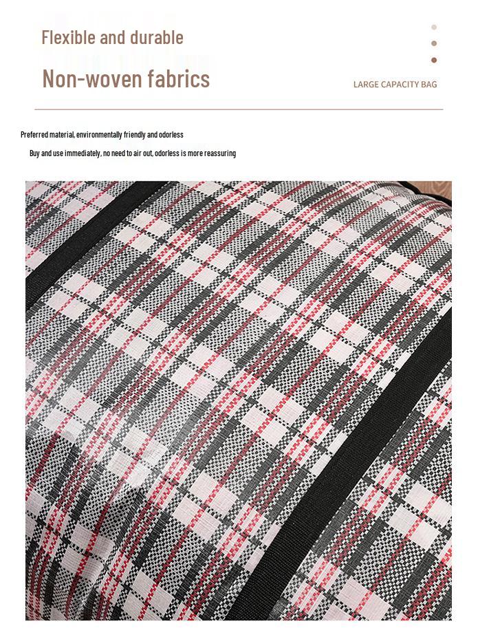 Cotton Woven Travel Storage Bag for Quilts and Clothes