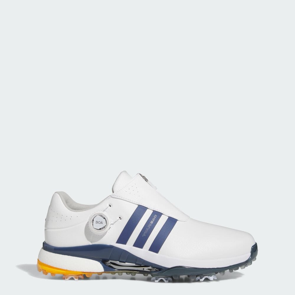 Adidas Tour 360 24 bore Footwear White Shoes & Footwear Sports Shoes MEN'S GOLF IF0254 Footwear White / Preloved Ink / Spark