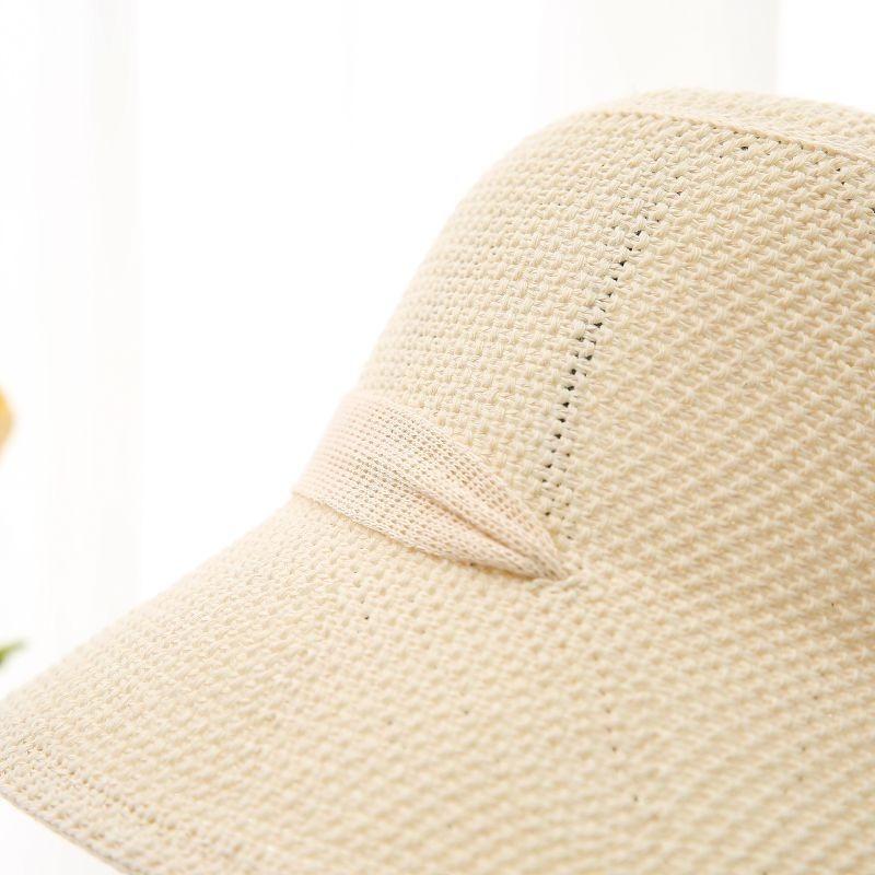 Summer Bucket Hat for Women Wide Brim Bucket Hat Breathable Hollow Out Basin Hat UV Sun Protection Hats Summer Travel Vacation Panana Beach Cap