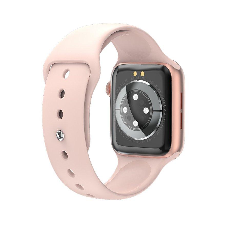 Reloj Inteligente W26 Plus rosado IP68 - TIENDAMANIA