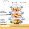 Qiwei High-Temperature Glass Bowl with Lid