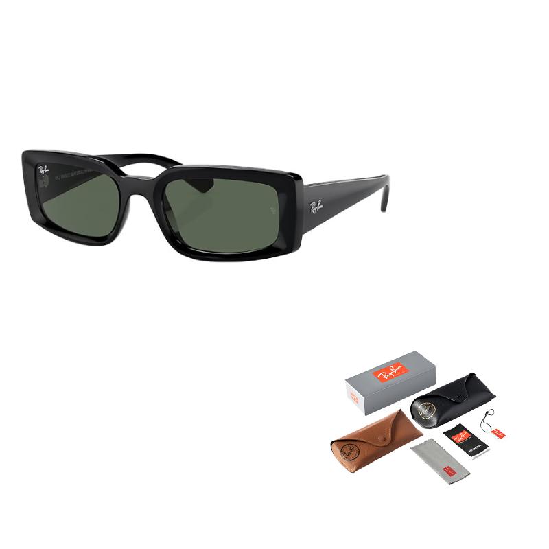RayBan Side Logo Letter Decoration Plate Frame Irregular Shape Sunglasses Unisex