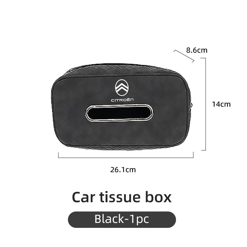 

Car Tissue Box Seatback Tissue Bag Easy Installation For Citroen C4 C3 C5 C2 Berlingo Celysee Cactus Picasso Aircross Saxo Grand