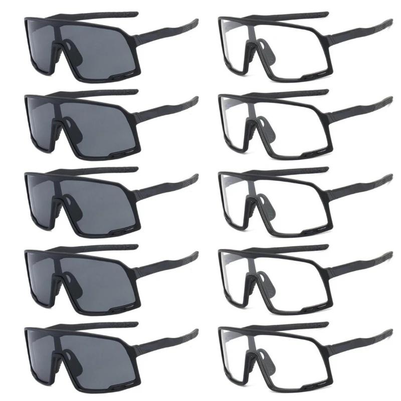 10PCS Fashion Sunglasses Street Cycling Glasses Bike Men UV400 Sports MTB Outdoor Bicycle Women Sunglasses Multi Color Riding