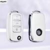 TPU Car Key Case Cover for Volkswagen VW Polo Golf Passat Tiguan Beetle Caddy T5 Up Eos Skoda Octavia Seat Leon Altea
