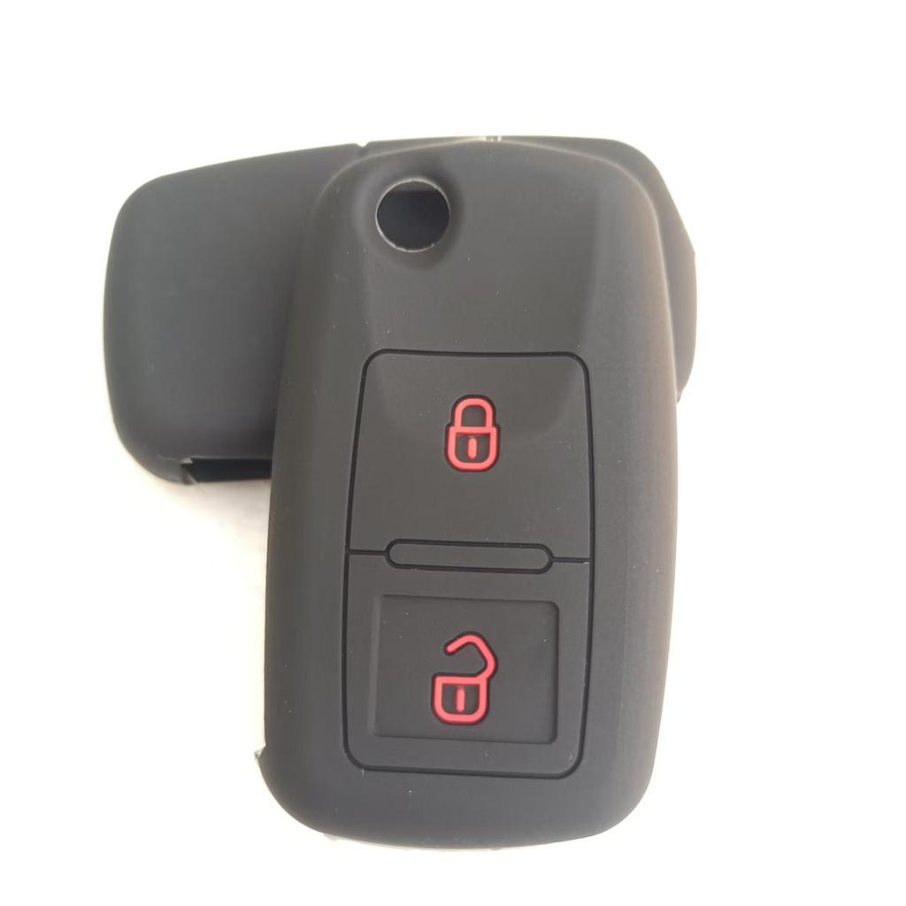 Silicone Key Cover For Seat Ibiza Leon Car Styling Key Holder Remote Flip Key Fob Protector Case