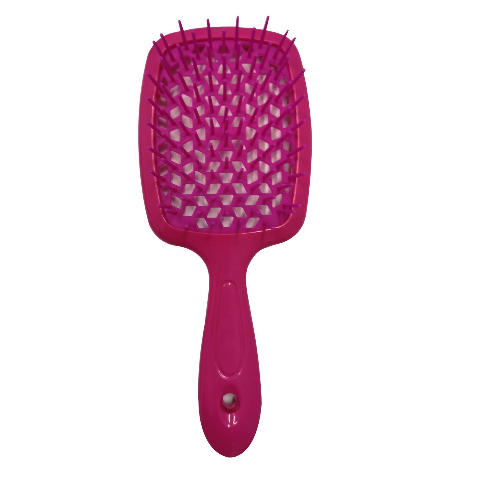 

Багатофункціональний масажний гребінець порожнистий стільниковий сітчастий гребінець для згладжування сухого вологого виду та перукарського гребінця One Size