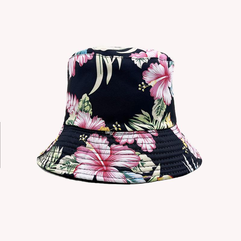 New Double-sided Bucket Hat European and American Personalized Digital Printing Cartoon Sunshade Basin Hat Spot
