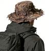 Men's Camouflage Boonie Hats 3D Leaves Camo Tactical Cap Ghillie Caps Hunter Sniper Hats Fishing Sunshade Hunting Accessories