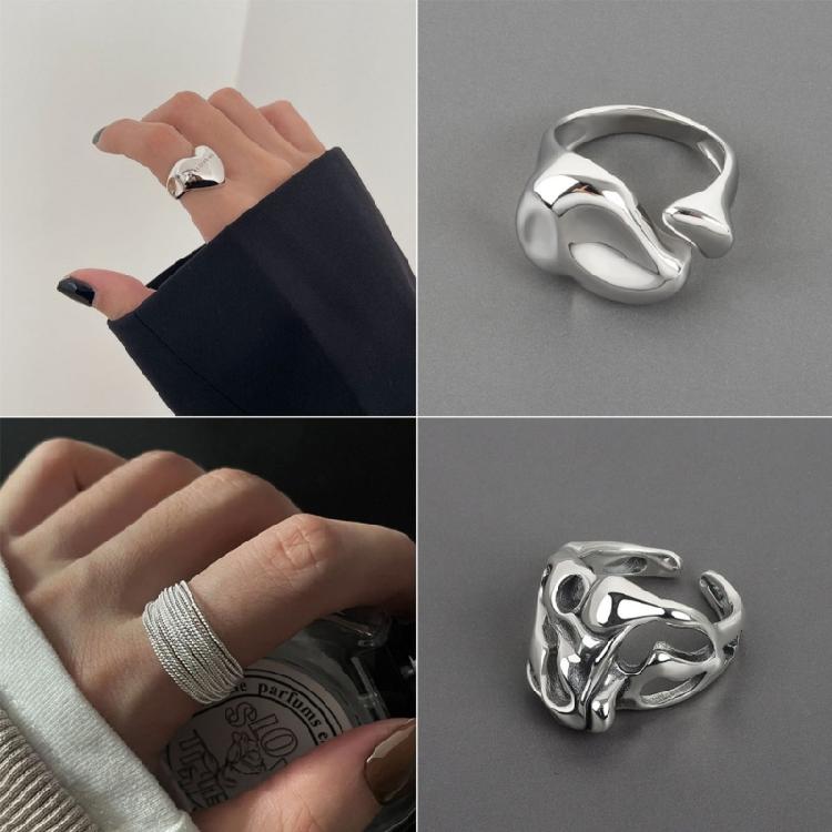 Fashionable Star Open Rings Designs for Those Who Likes Punk and Gothic Stylish Outfits Parties Supplies