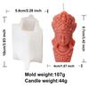 Buddhas Statue Silicone Candle Mould for Handmade Soap Gypsum Resin Aromatherapy Scented Candle Mould Desktop Decorations