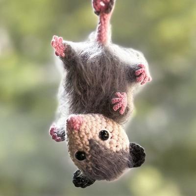 Bags Possum Handmade Knitted Cute Possum Car Charm