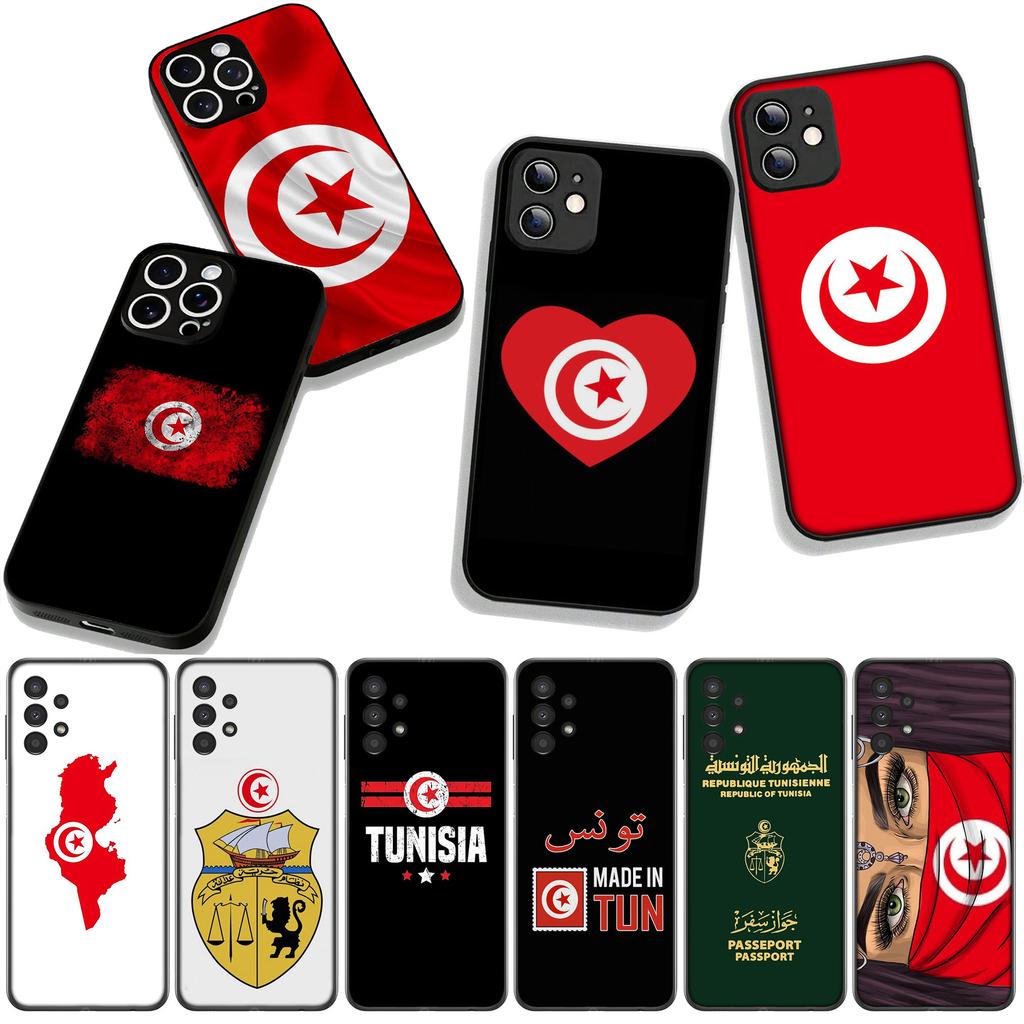 Tunisia Flag Map Cover Phone Case for Xiaomi Redmi Note 14 12 13 ProPlus A4 A3 Pro Plus 12C 13C 14C 5G