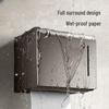 Handuon Punch-Free Aluminum Bathroom Tissue Box