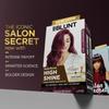 BBLUNT Salon Secret Hochglanz Pflegende Haarfarbe Mit BondTech™ Für Starkes Glänzendes Haar - Weinrot Tiefburgund 4.20