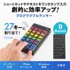 Sanwa Supply Programmable Numeric Keypad (Bluetooth Model) NT-BT26BK