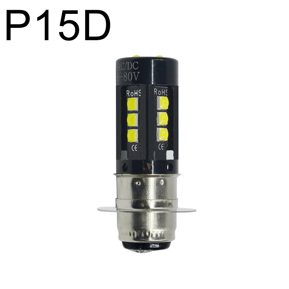 

Светодиодная мотоциклетная фара Белая Фара с дальним и ближним светом Лампы 12В Противотуманная фара H4 BA20D P15D Для мотоцикла, скутера, трицикла