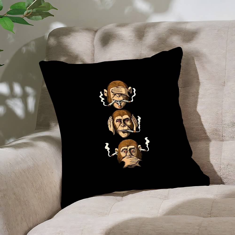 Omerta Maes Cool Pillow Case Cushion Cover Soft Cute Throw Pillow Case For Car Sofa Pillowcase Polyester With