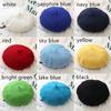 French Baggy Winter Warm Flat Cap Hat Felt Berets Wool Beret Cap Autumn Beret Hat