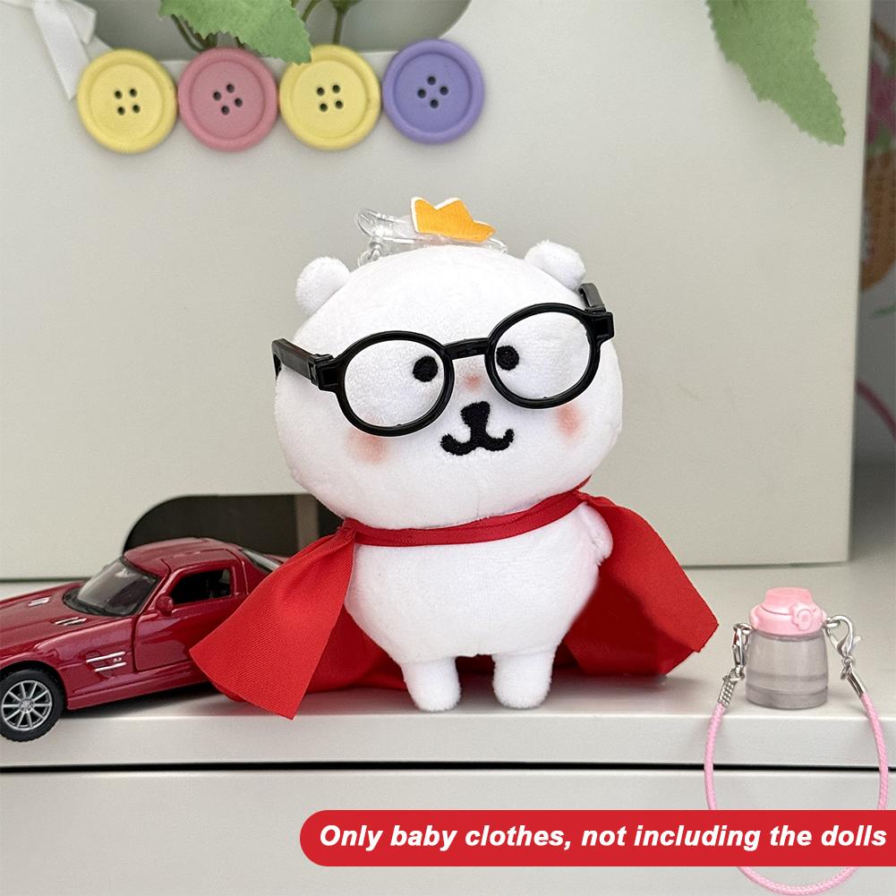 

Для 13см Куклы Медведя-шутника Модная одежда Слюнявчик Очки Одежда для куклы Подходящий по цвету Треугольный шарф Аксессуары для кукол Милое украшение Маленькая одежда