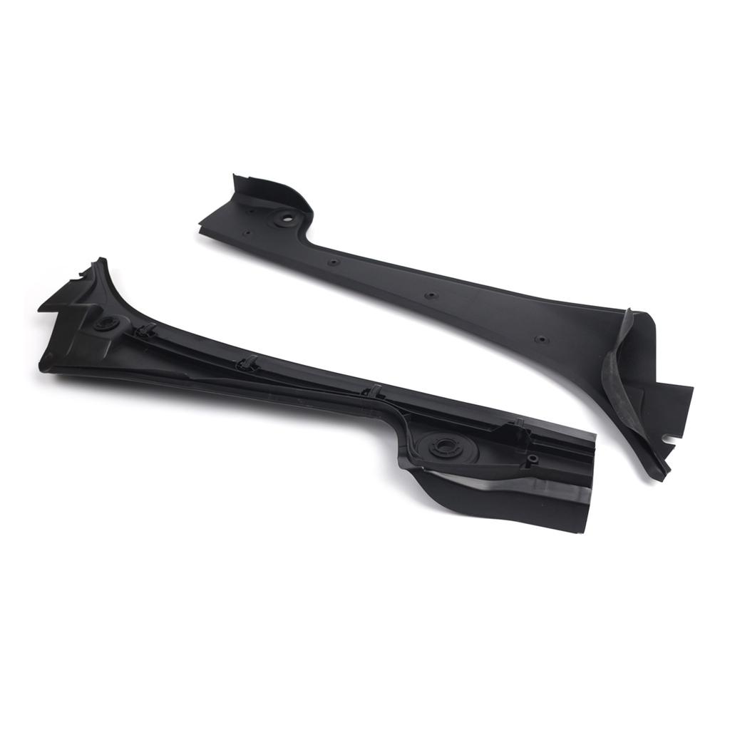 Windshield Wiper Cowl Cover For E60 E61 Wiper Side Trim Cover Water Deflector Cowl Plate Replaces 51717027083