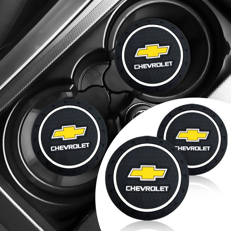 Auto Cup Holder Anti Slip Insert Coasters Pads Interior Accessories For Chevrolet Cruze Captiva Malibu Trax Camaro Sonic Tahoe Impala Equinox Suburban