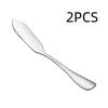2/6PCS Multifunctional Cheese Butter Knife Cheese Tools Knife Stainless Steel Household Breakfast Bread Jam Knife Kitchen Gadget