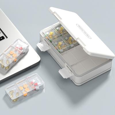 Hap Kutusu Taşınabilir Seyahat Malzemeleri Büyük Kapasiteli Haftalık Seyahat Kapsül Tablet Düzenleyici Kılıf Dayanıklı Organizasyon Gıda Sınıfı Plastik