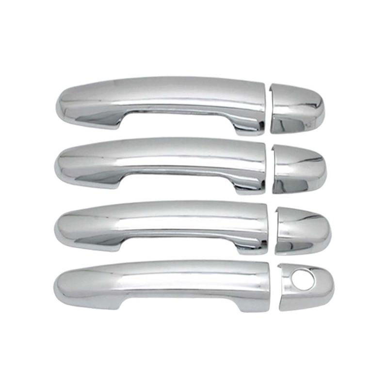 Cars Accessories Door Handle Cover For Toyota Aygo MK2 2015-2018 Silver Black Car Decoration Styling Upgrade Modify A Car
