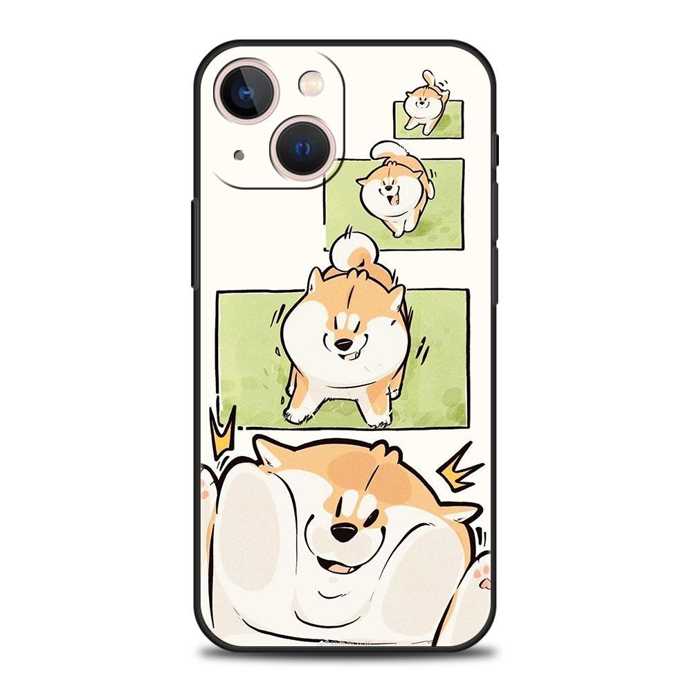 Cute Corgi Dog Phone Case Cover for iPhone 17 16 15 14 13 12 Pro Max 11 Pro Max 17 AIR Plus Shockproof Soft TPU Shell Fundas Bag