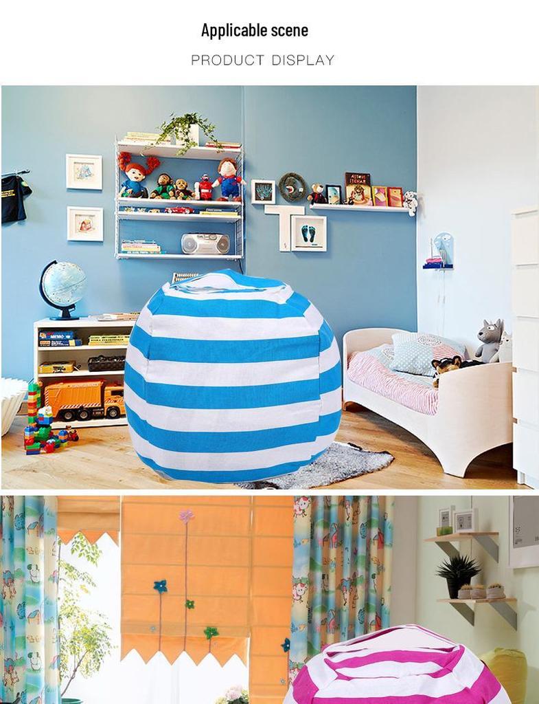 Canvas Plush Toy & Quilt Storage Bag - Multi-Functional Travel & Moving Pack, Large Size