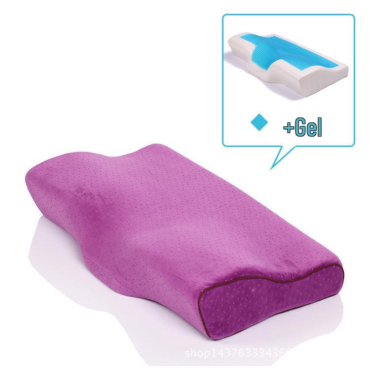 Gel Memory Foam Butterfly Pillow - Slow Rebound, Cool Touch Summer Sleeping Cushion