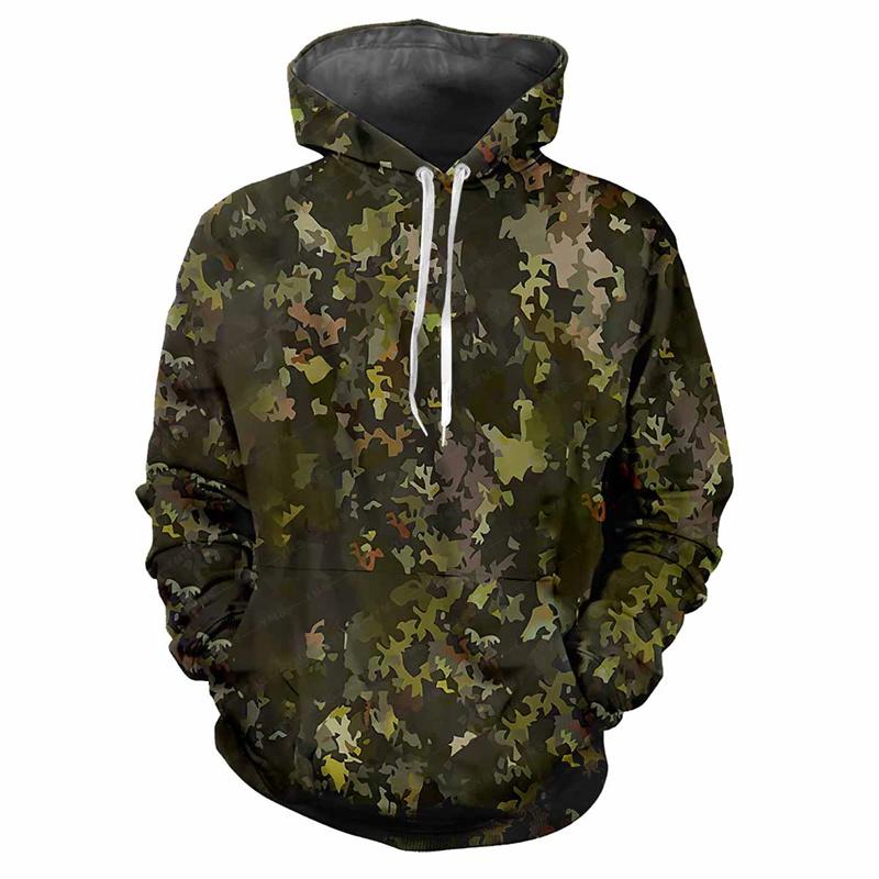 Dschungel Camouflage 3D Gedruckter Hoodie Frühling Herbst Street Sweatshirt Locker Lässig Outdoor Sport Top Kinder Klassische Camo Hoodies