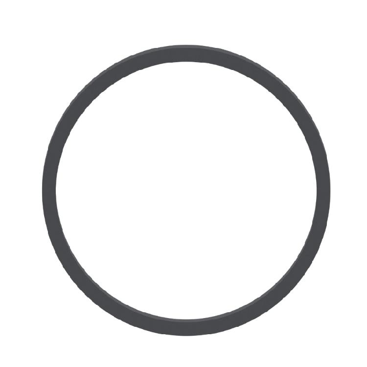 Rubberen Aandrijfriem voor Videospelers Riemen Hoge Elasticiteit 20-100mm Gevouwen Maat Optie Dikte 1.5mm