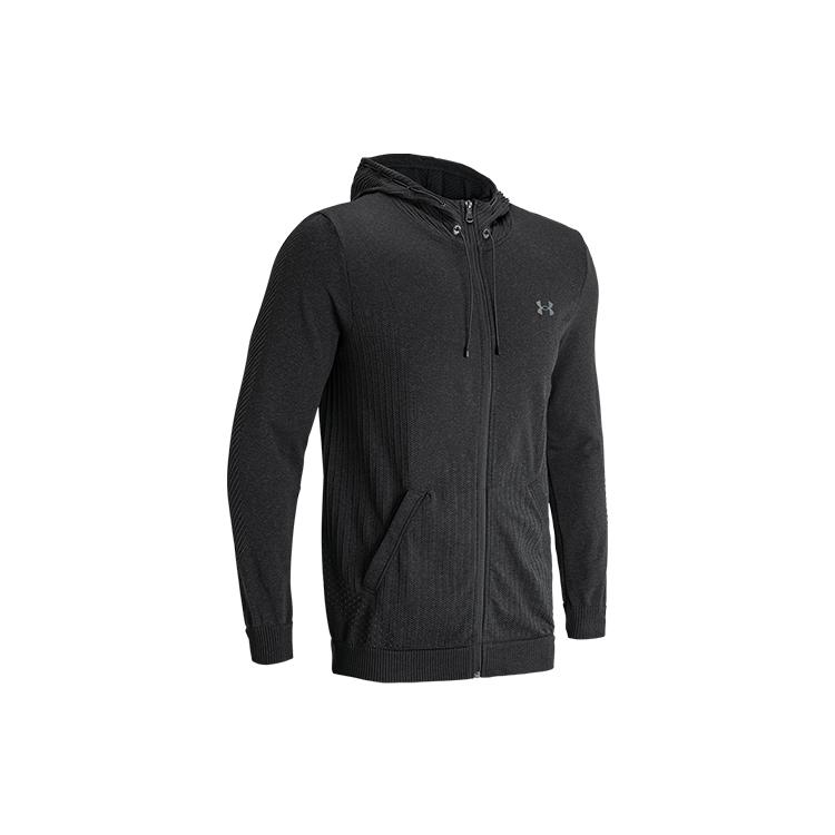 Under Armour RUSH Jackets Men s Black Hooded Moderate Other 1366258-001 XXL