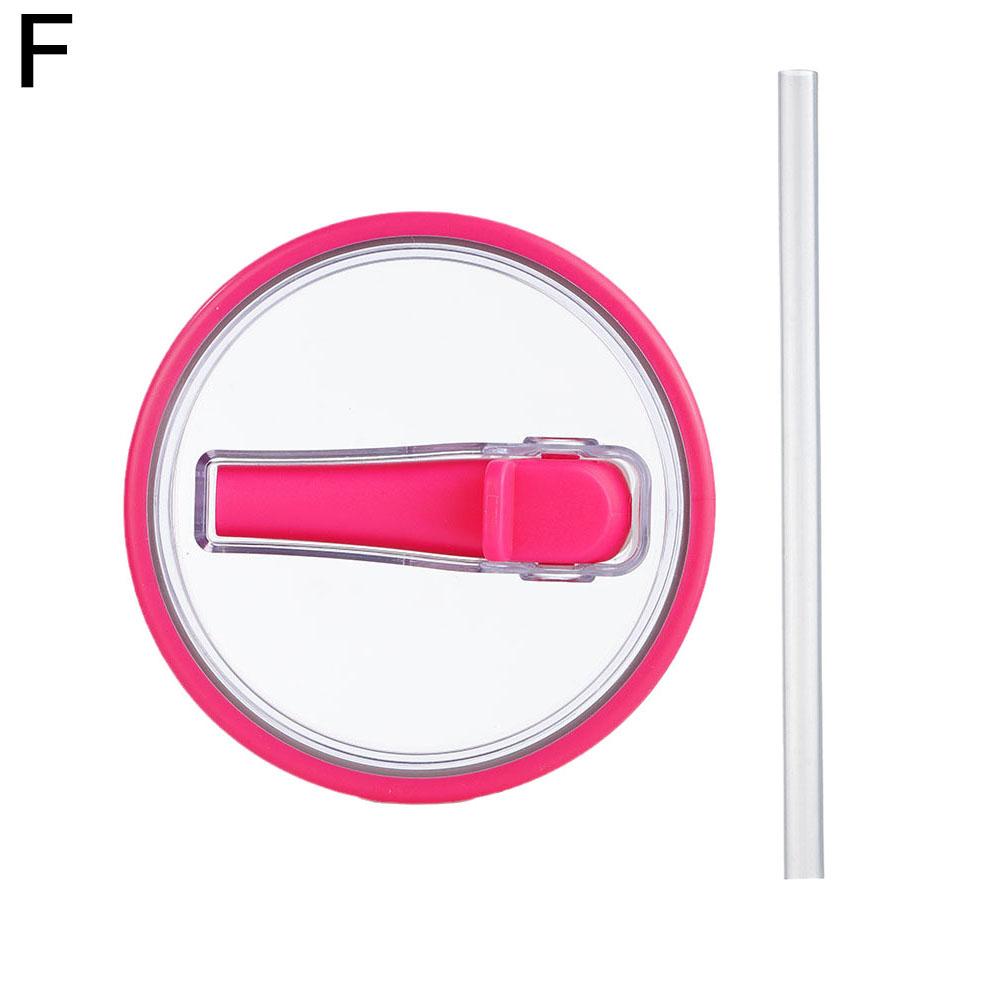 40 Oz Tumbler Flip Straw Lid Replacement For Stanley Reusable Straw Cover Creative Design Folding Straw Seal Up Leak Proof Lid