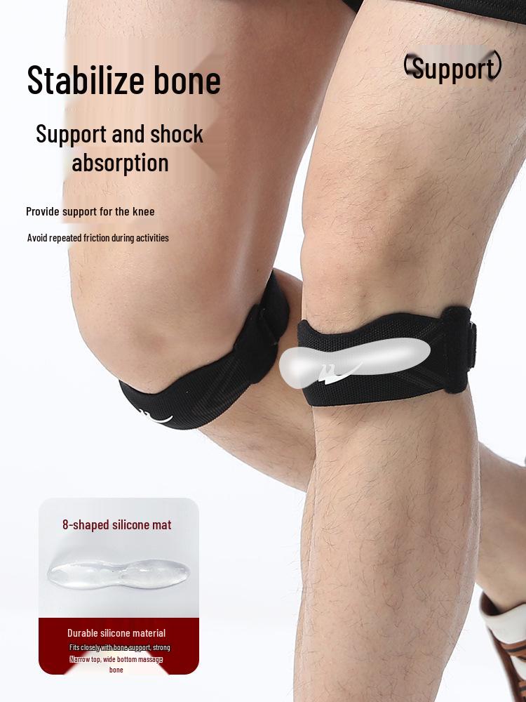 Professional Grade Knee Strap for Patella Support - Unisex Sports Protector for Badminton, Basketball, Running, and More