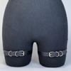 2Pcs Thigh Strap Ring Pu Leather Gothic Adjustable Leg Ring Thigh Harness Punk Rock Leg Garter Belt Clothing Accessory