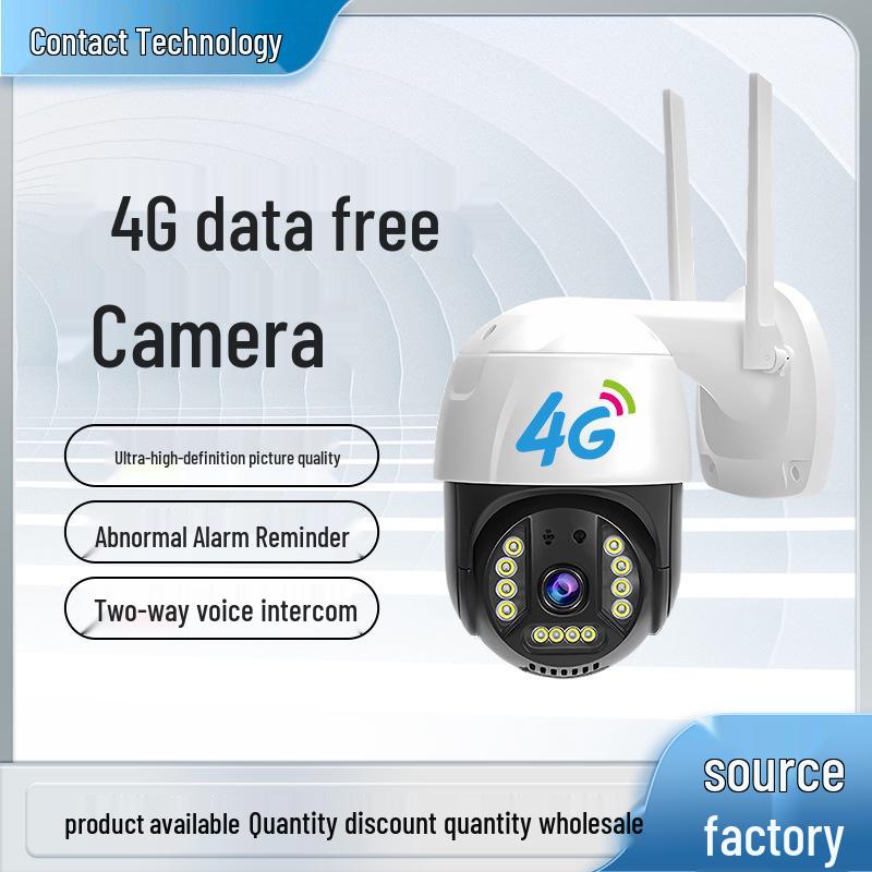 

Outdoor 4G Ultra HD Waterproof Camera with Two-Way Audio for Orchard and Farm Monitoring 4G Version (No Network Connection)