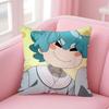 Ragna C-Crimsons Anime Cushion Cover Comfortable Reversible Pillow Cover Ideal For Car Sofa Bedroom & Beyond