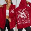 Save Our Turtles Ocean Creative Print Zipper Hoody Woman Fashion Fleece Clothings Casual Oversized Tops Hoodie