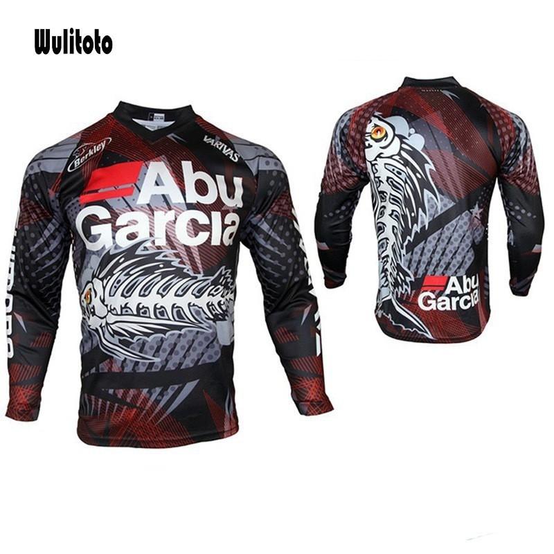 Abu Garcla Outdoor Fishing Clothes Anti-slush T-shirt Luya Sea Long-sleeved Downhill Cycling M