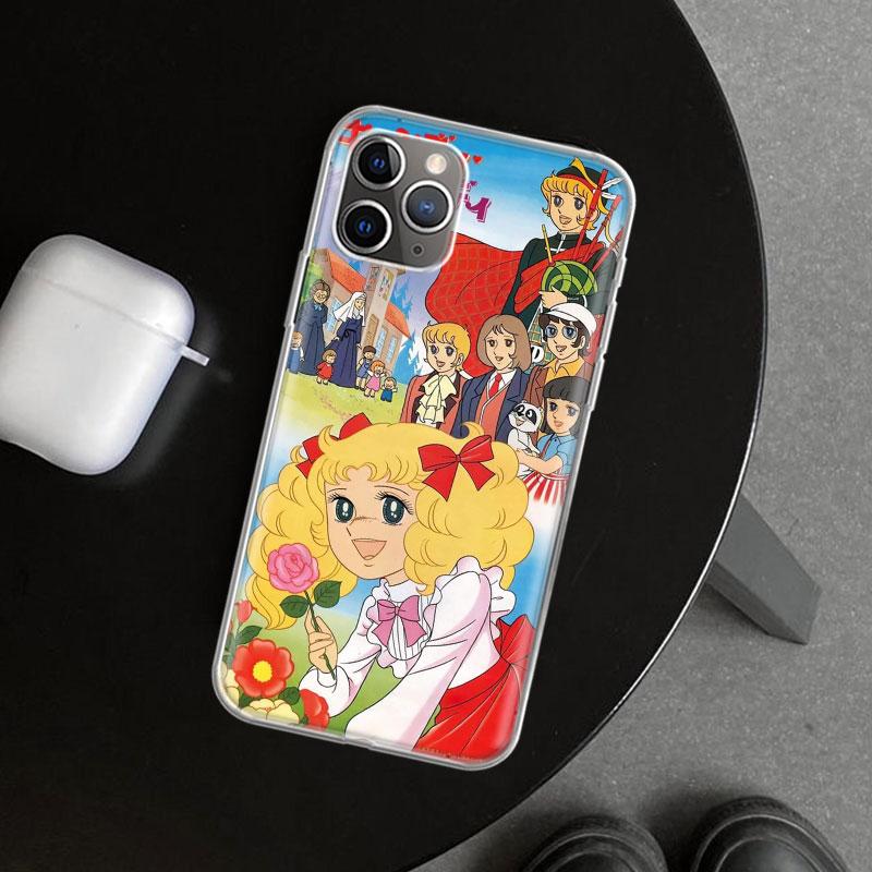 Anime Candy Phone Case Cover for iPhone 11 12 13 Mini 14 15 Plus 16 Pro Max 17 Air 7 8 + SE Art Customized Fundas 11 12 13 Mini