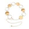 Women's Slimming Metal Waist Chain with Round Ring Decoration