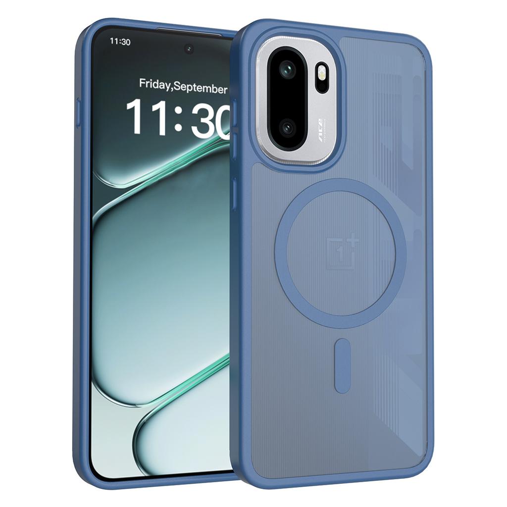 Haptik Magnetische Handyhülle Für OnePlus Ace 6 6T 15R 6,83 Zoll Magsafe Kabelloses Laden TPU-Rahmen Hartplastik-Rückseite