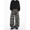 Dream Made American-Style Large Pocket Wasteland-Style Workwear Camouflage Pants for Men, Autumn and Winter Loose Wide-Leg Straight Pants